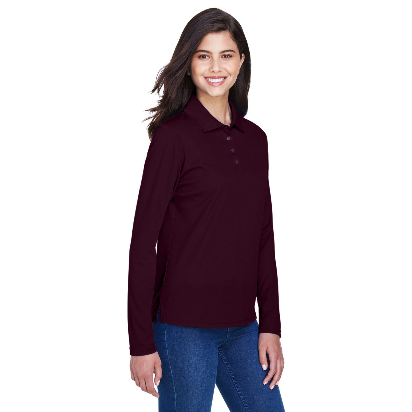 Black Performance Polo - Core 365 - Moisture-wicking
