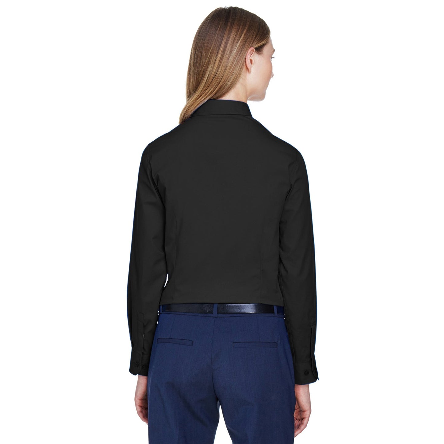 Black Button Up Shirt - Core 365 - Lightweight Twill