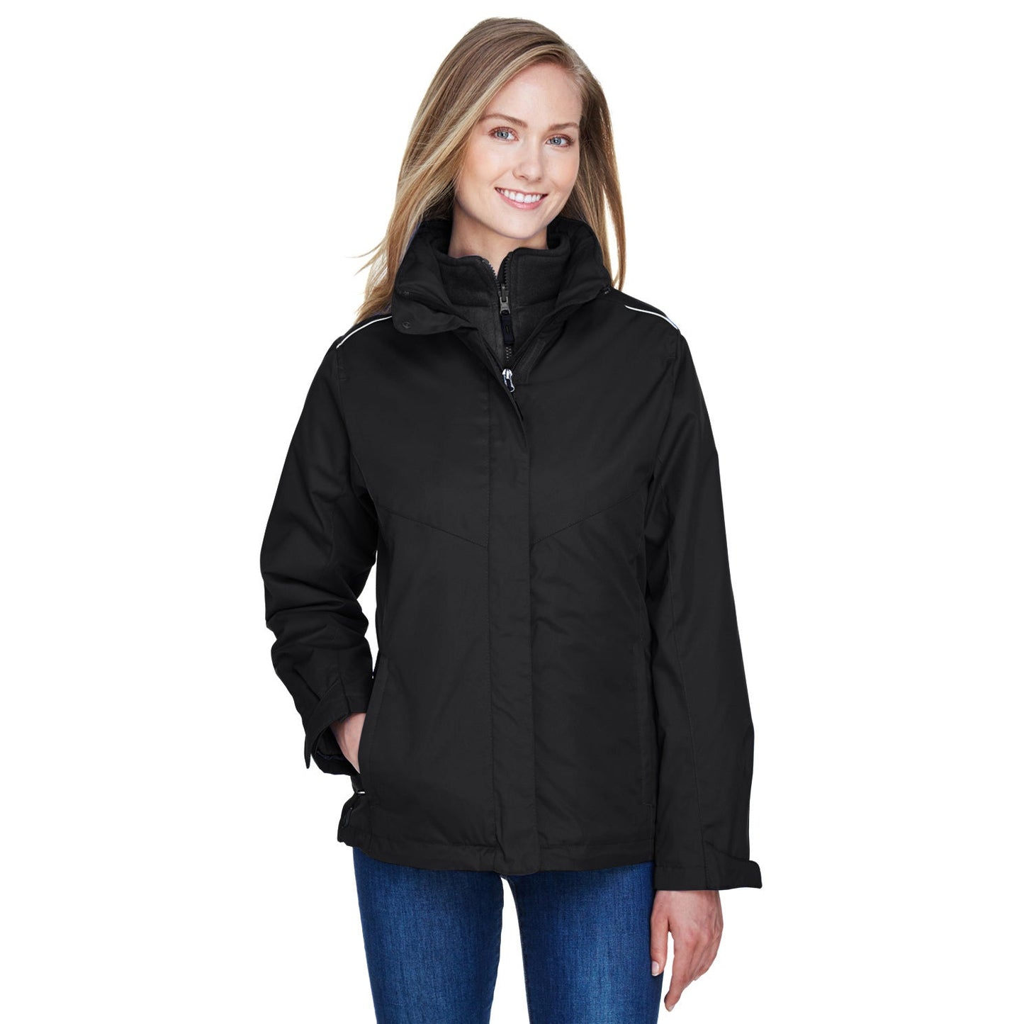 Black Jackets - Core 365 - Waterproof Fleece Liner