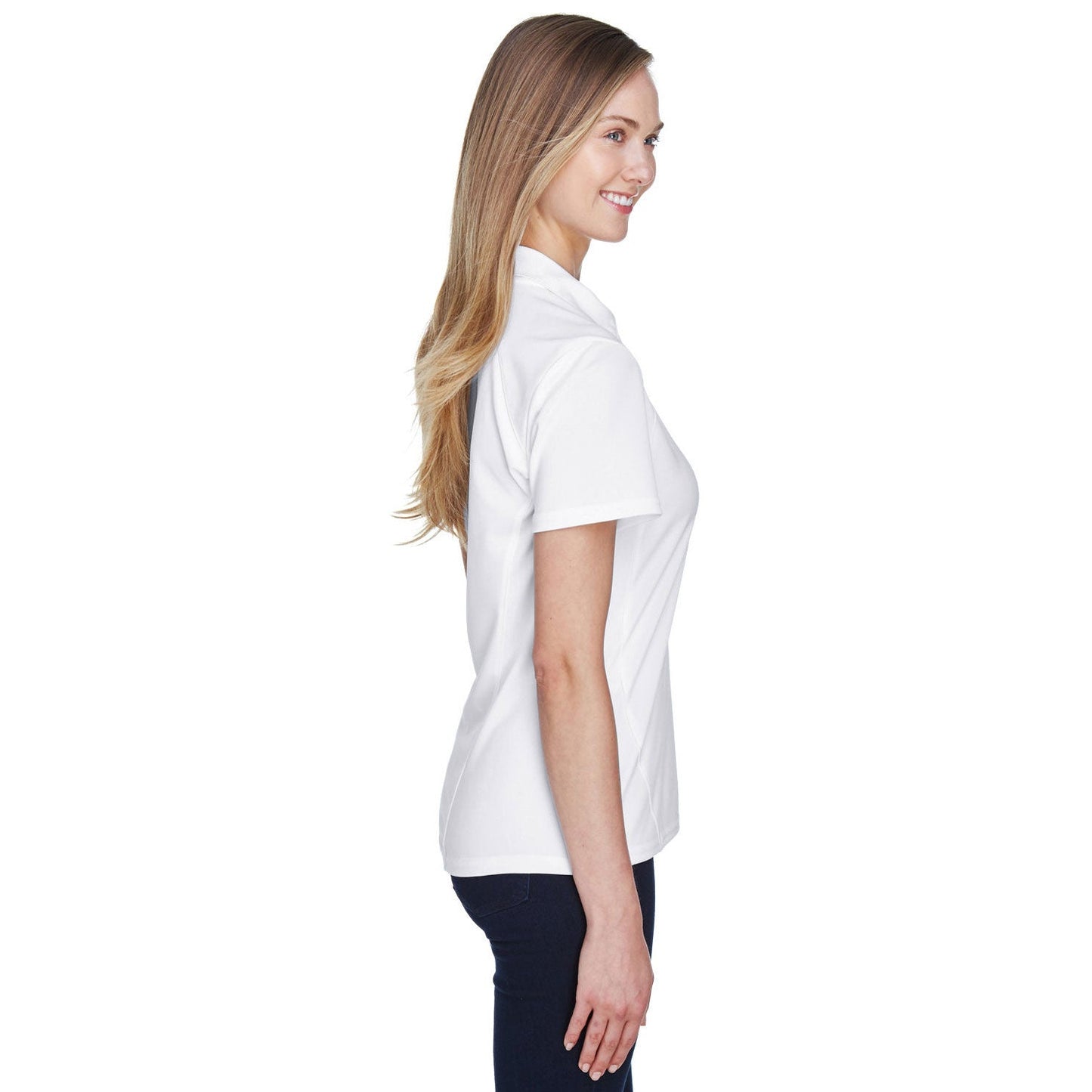 Black Polo Shirts - North End - Recycled Polyester Performance