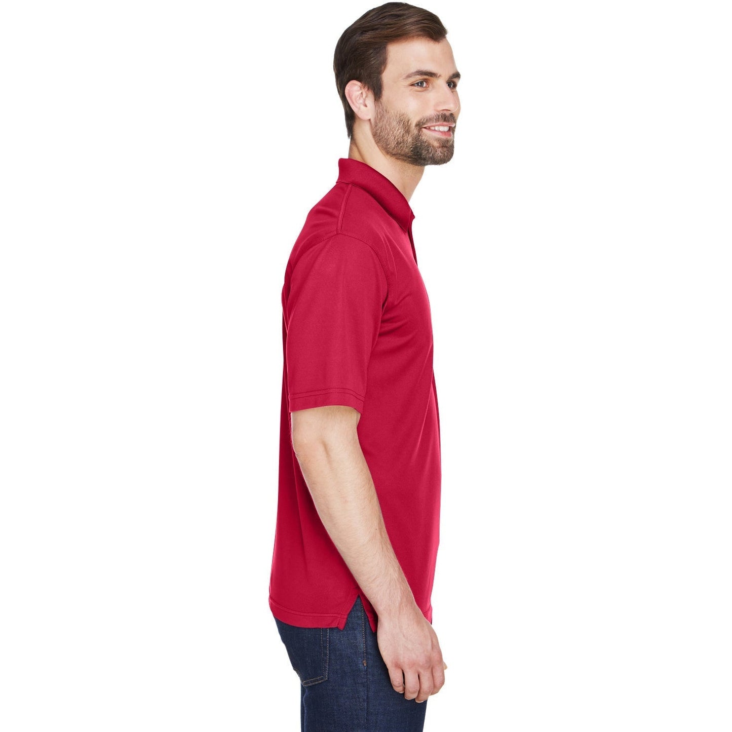 Black Polo Shirt - UltraClub - Cool Dry Mesh