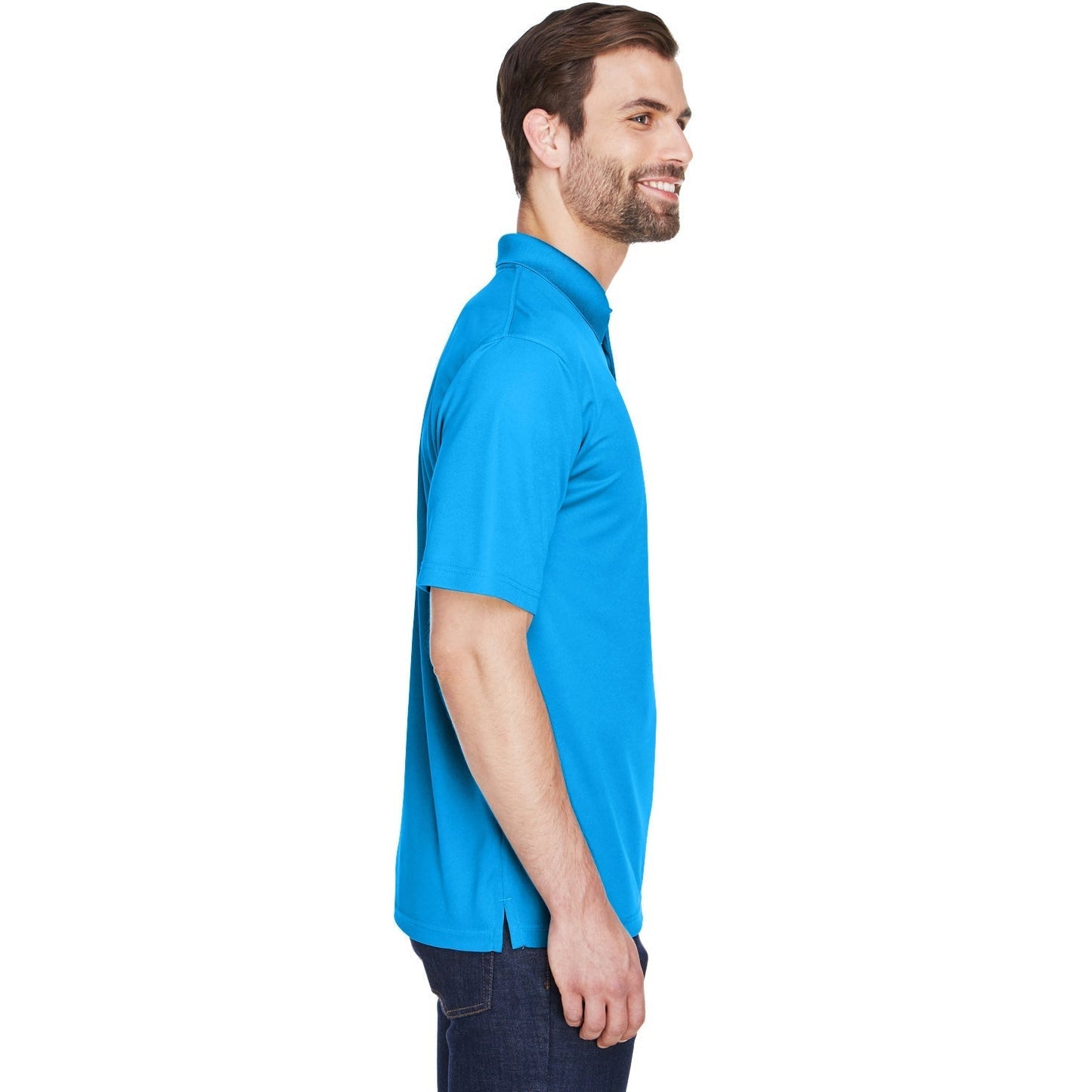 Black Polo Shirt - UltraClub - Cool Dry Mesh