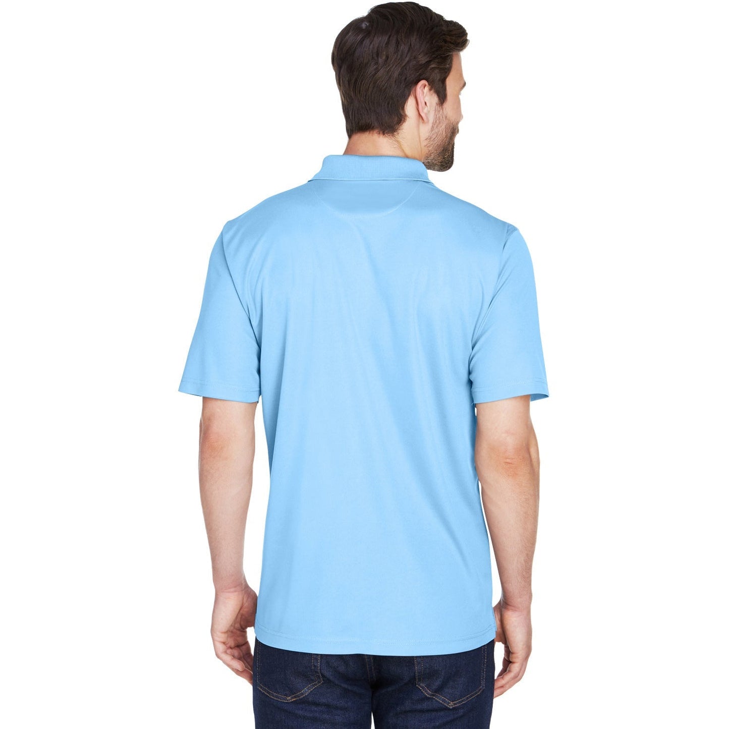 Black Polo Shirt - UltraClub - Cool Dry Mesh