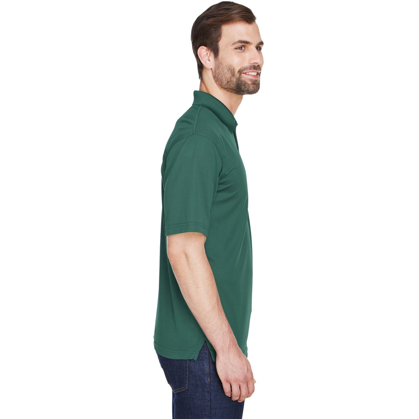 Black Polo Shirt - UltraClub - Cool Dry Mesh