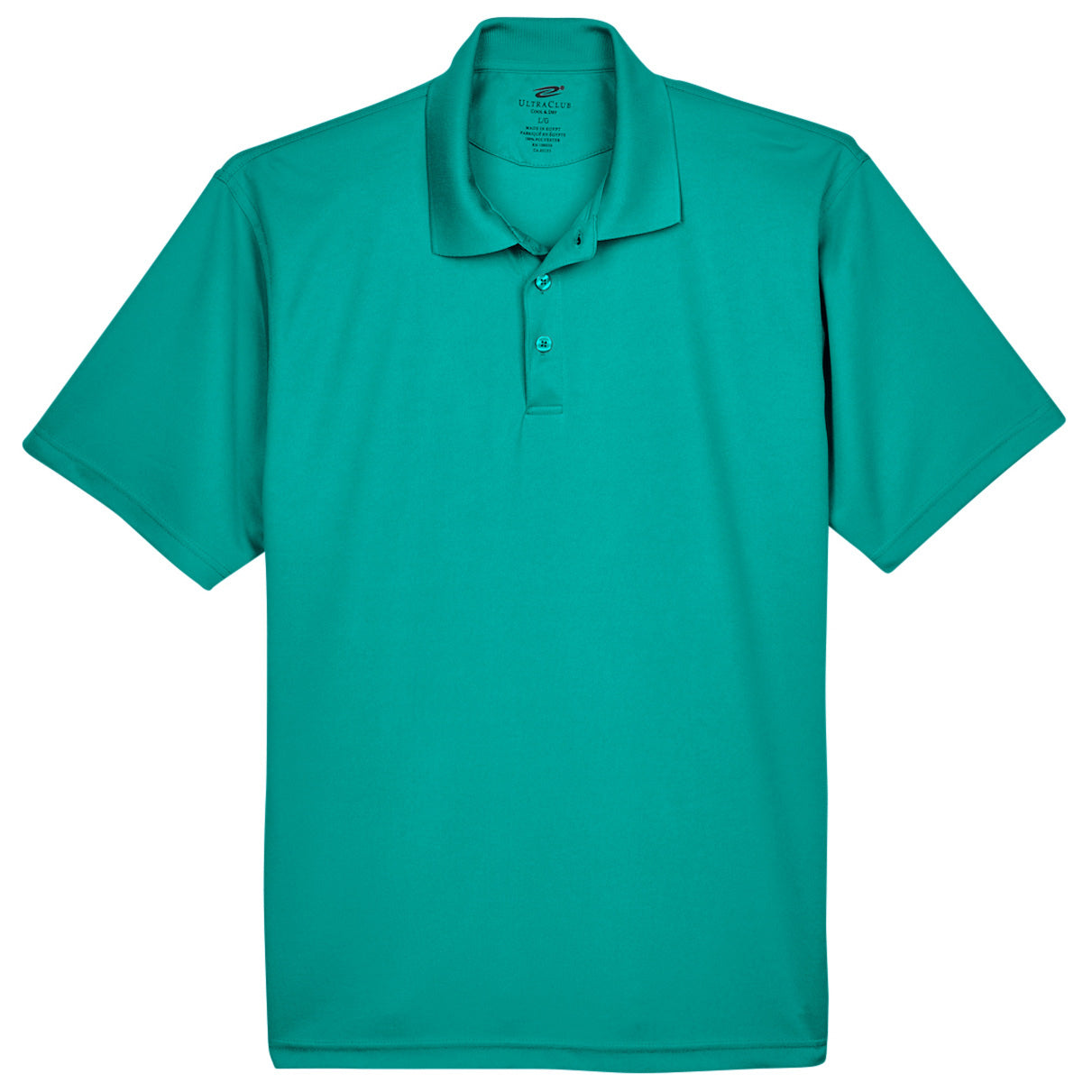 Black Polo Shirt - UltraClub - Cool Dry Mesh