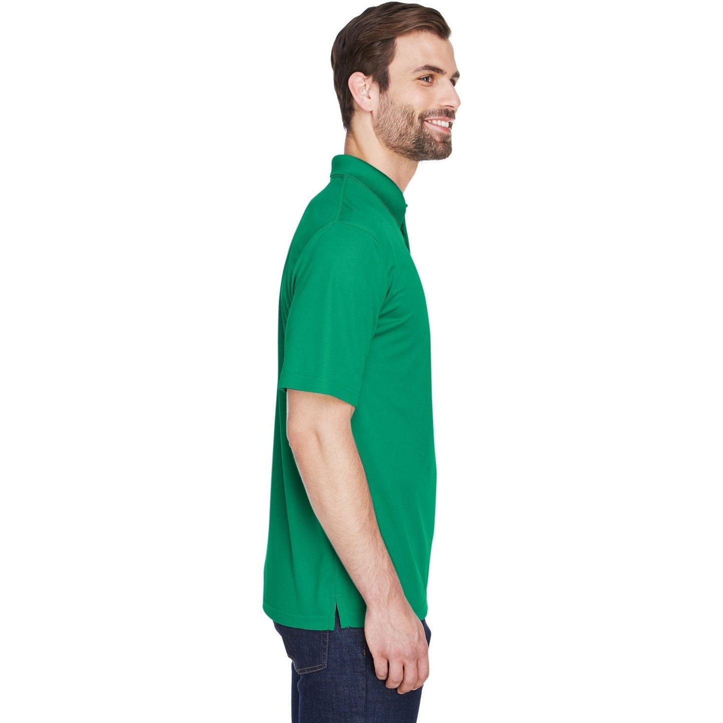 Black Polo Shirt - UltraClub - Cool Dry Mesh