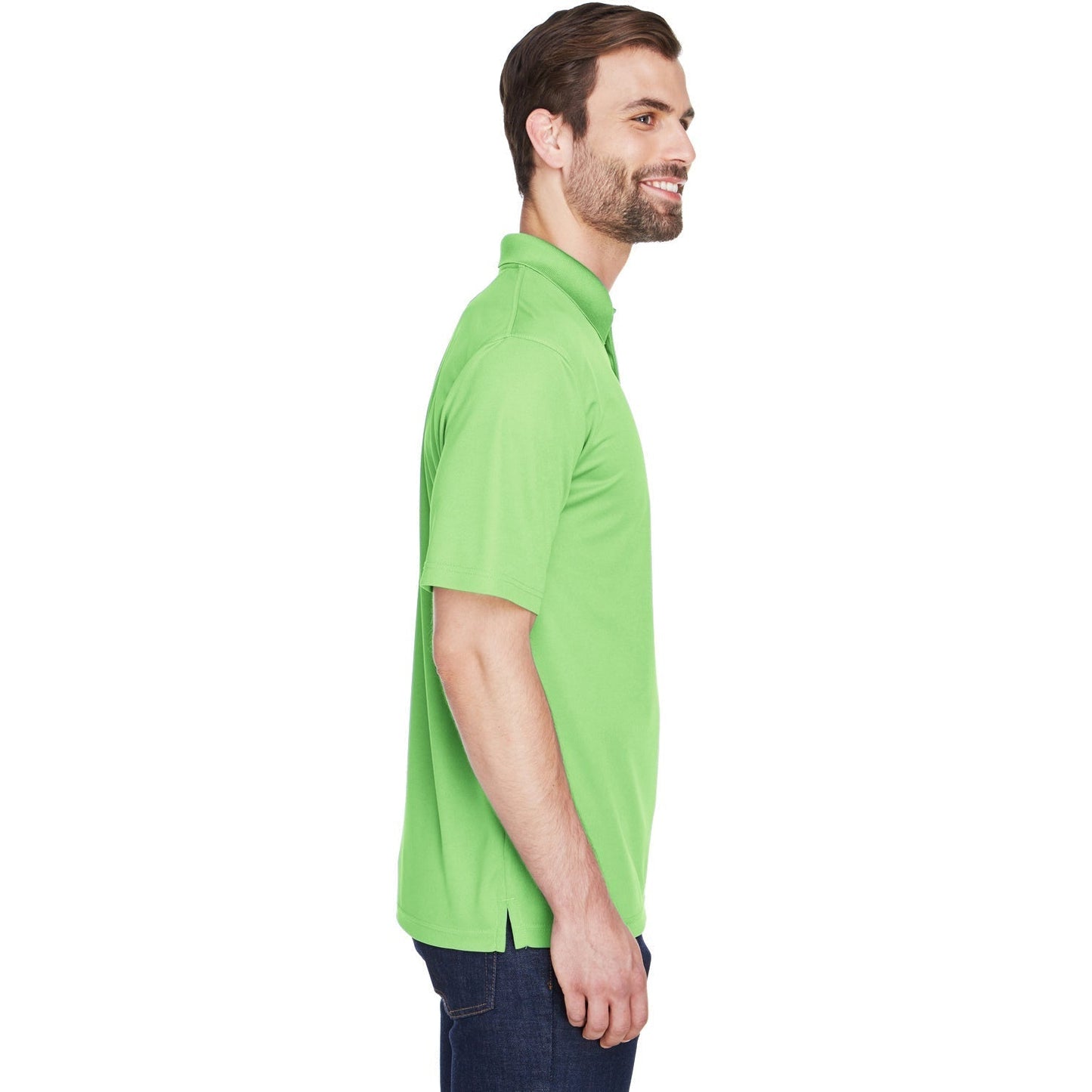 Black Polo Shirt - UltraClub - Cool Dry Mesh