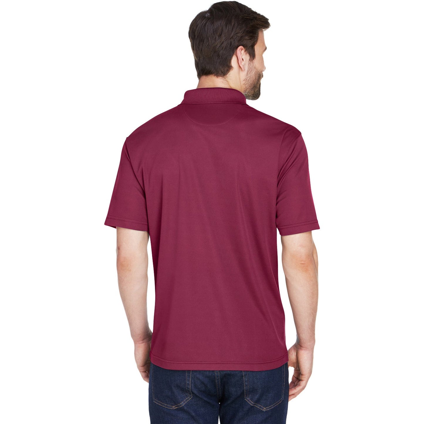 Black Polo Shirt - UltraClub - Cool Dry Mesh