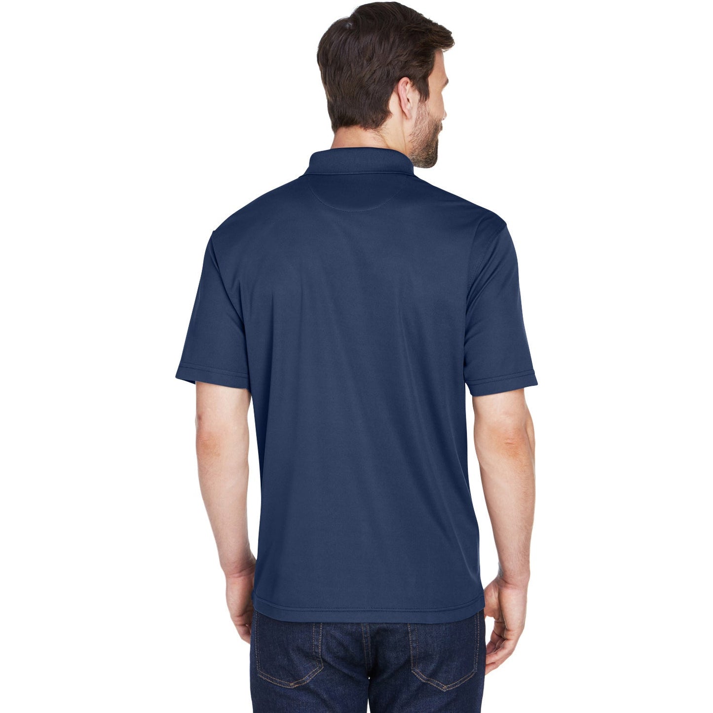 Black Polo Shirt - UltraClub - Cool Dry Mesh