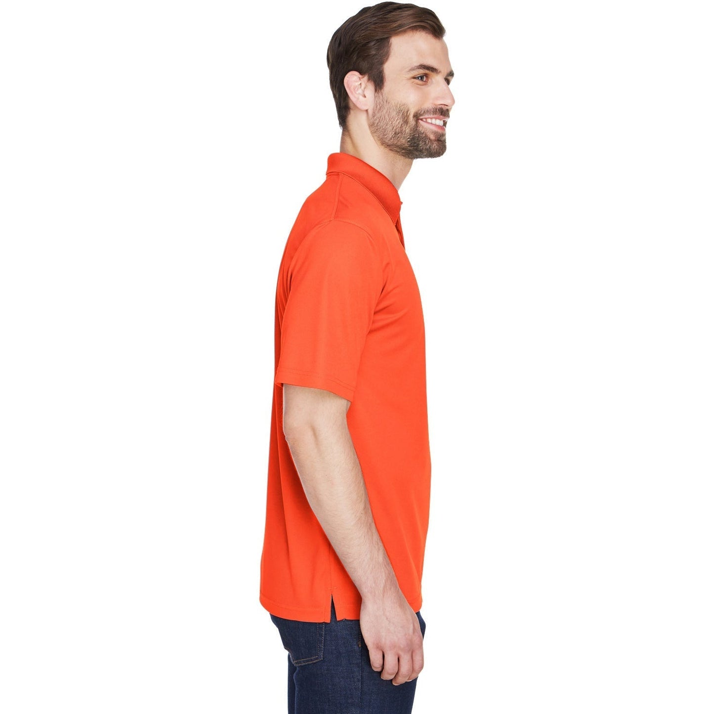 Black Polo Shirt - UltraClub - Cool Dry Mesh
