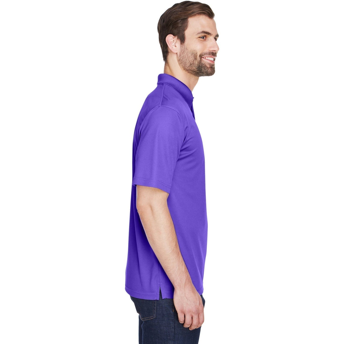 Black Polo Shirt - UltraClub - Cool Dry Mesh