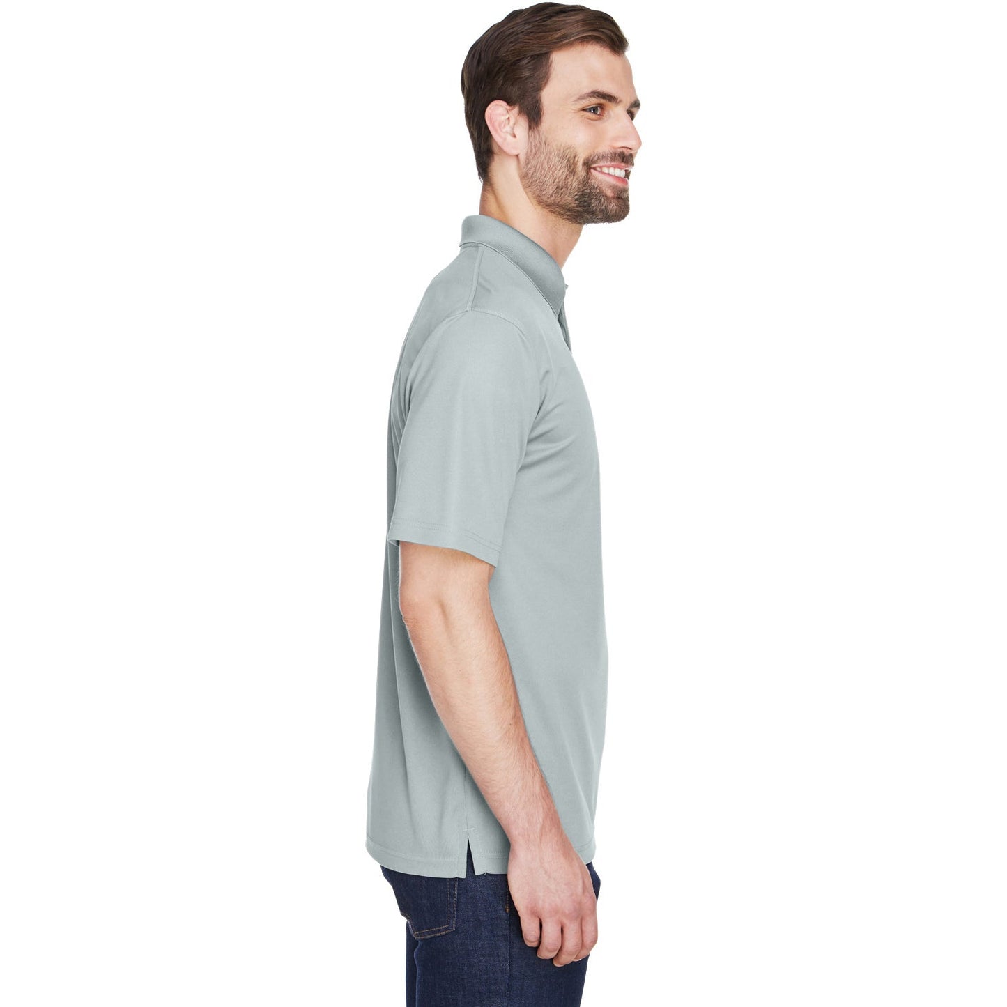 Black Polo Shirt - UltraClub - Cool Dry Mesh