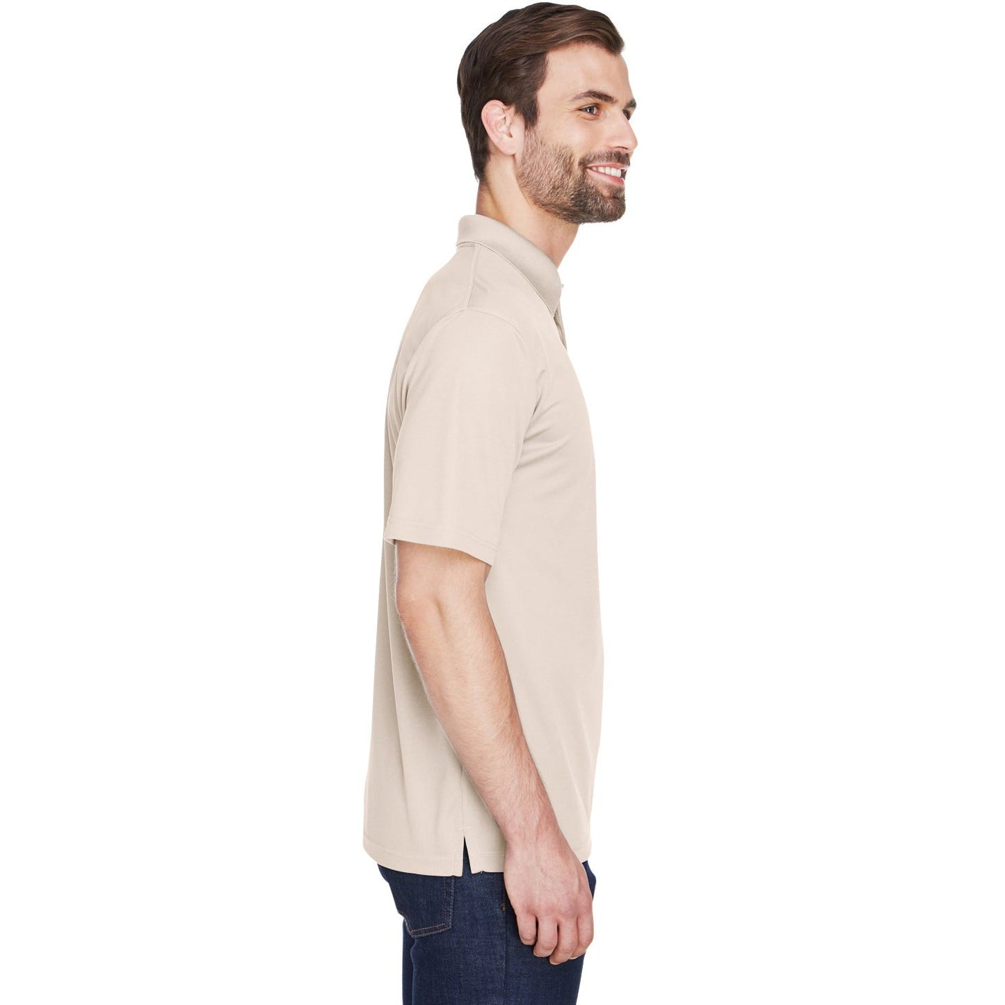 Black Polo Shirt - UltraClub - Cool Dry Mesh