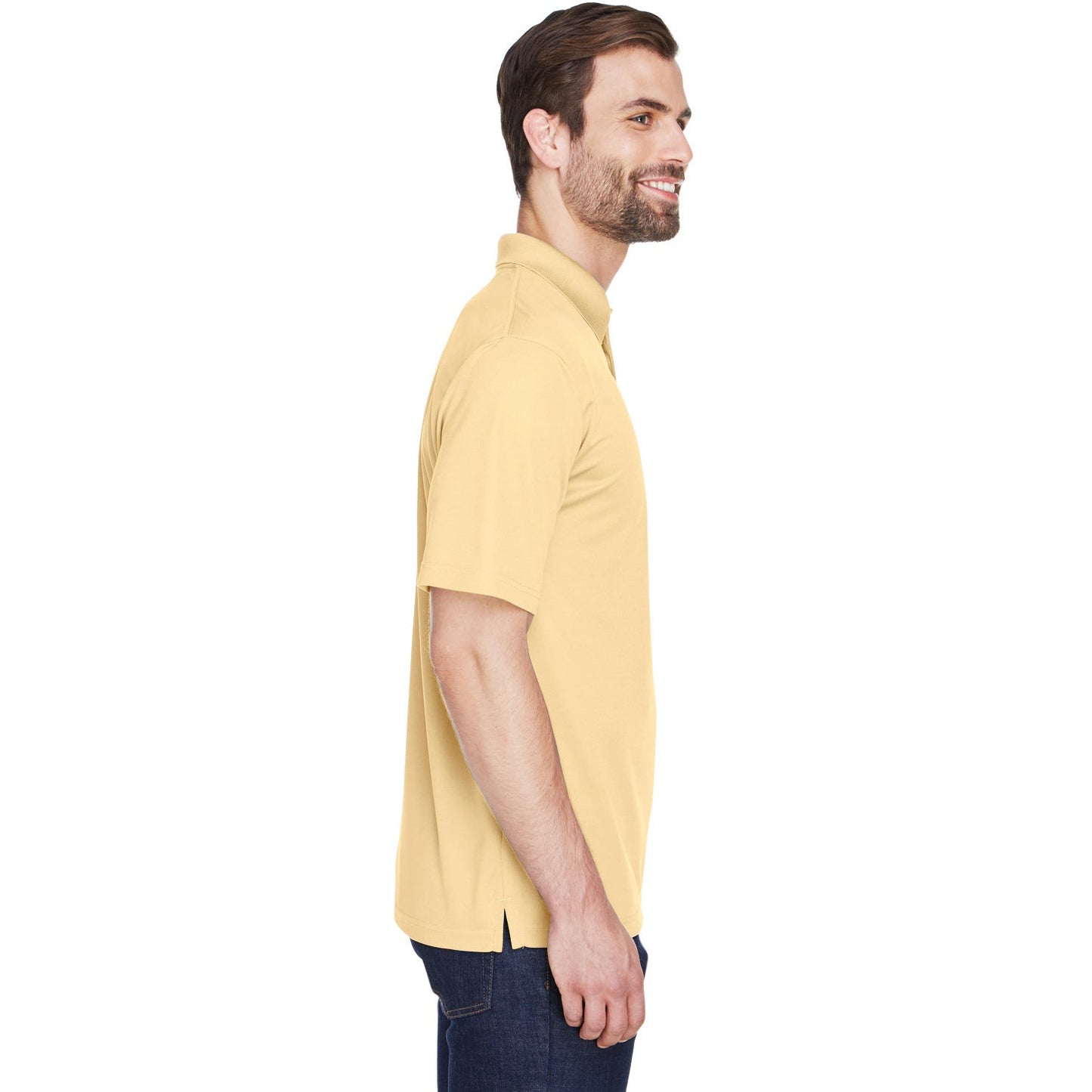 Black Polo Shirt - UltraClub - Cool Dry Mesh