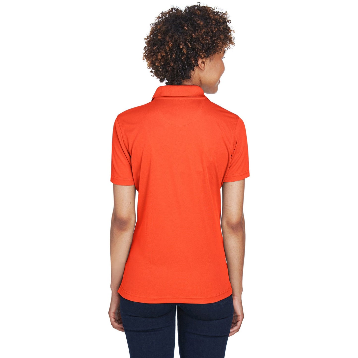 Black Polo Shirt - UltraClub - Cool Dry Mesh Pique