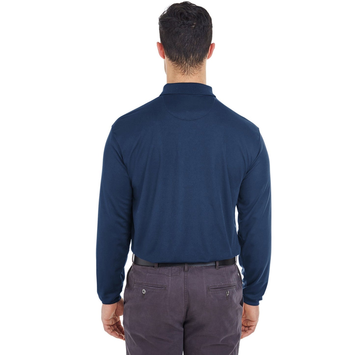 Black Polo Shirt - UltraClub - Moisture-Wicking