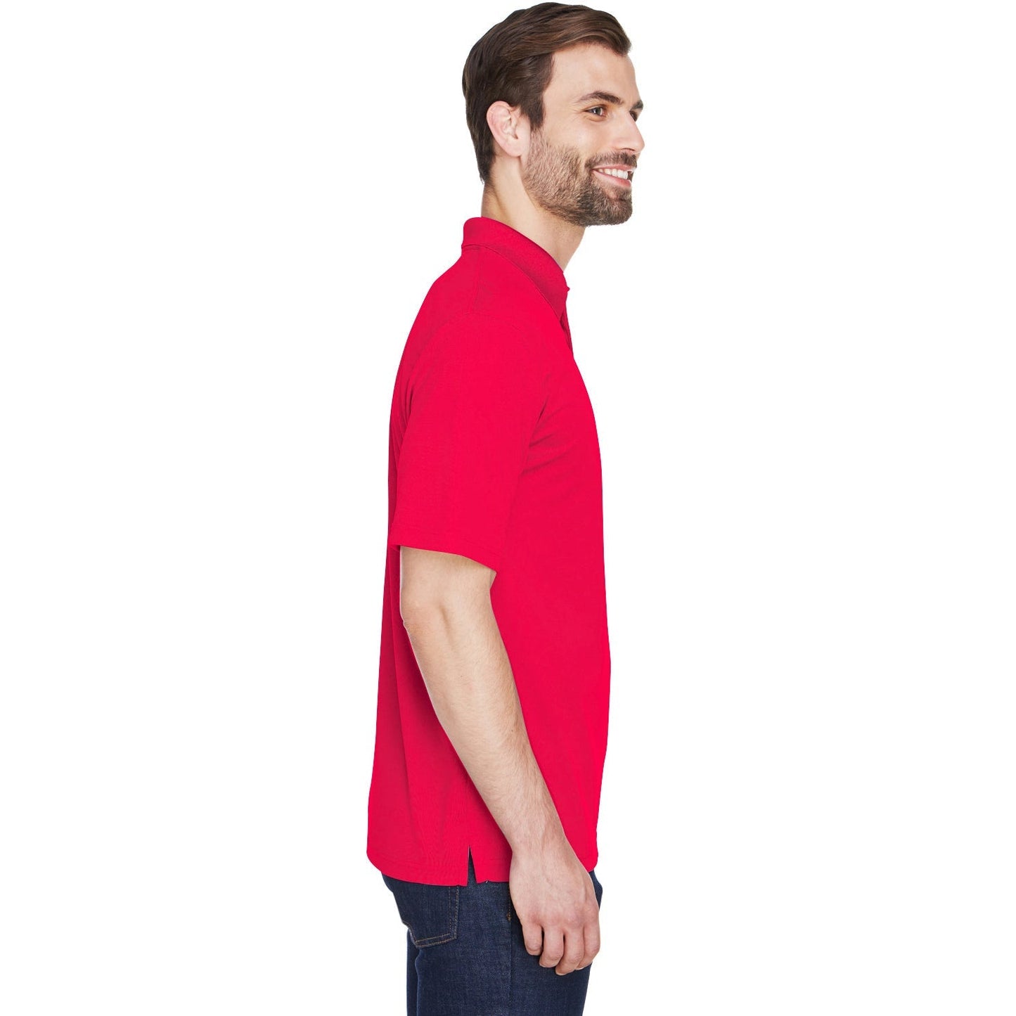 Black Polo Shirts - UltraClub - Cool Fabric