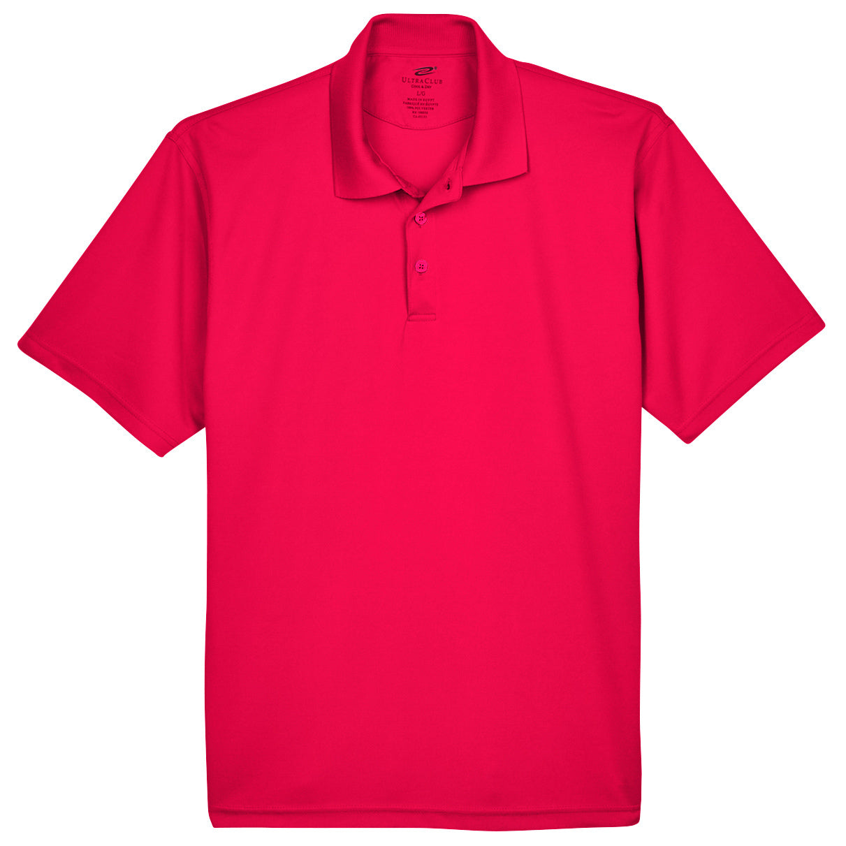 Black Polo Shirts - UltraClub - Cool Fabric