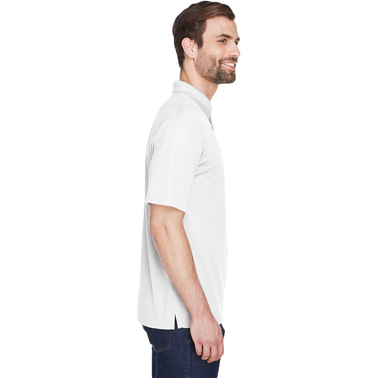 Black Polo Shirts - UltraClub - Cool Fabric