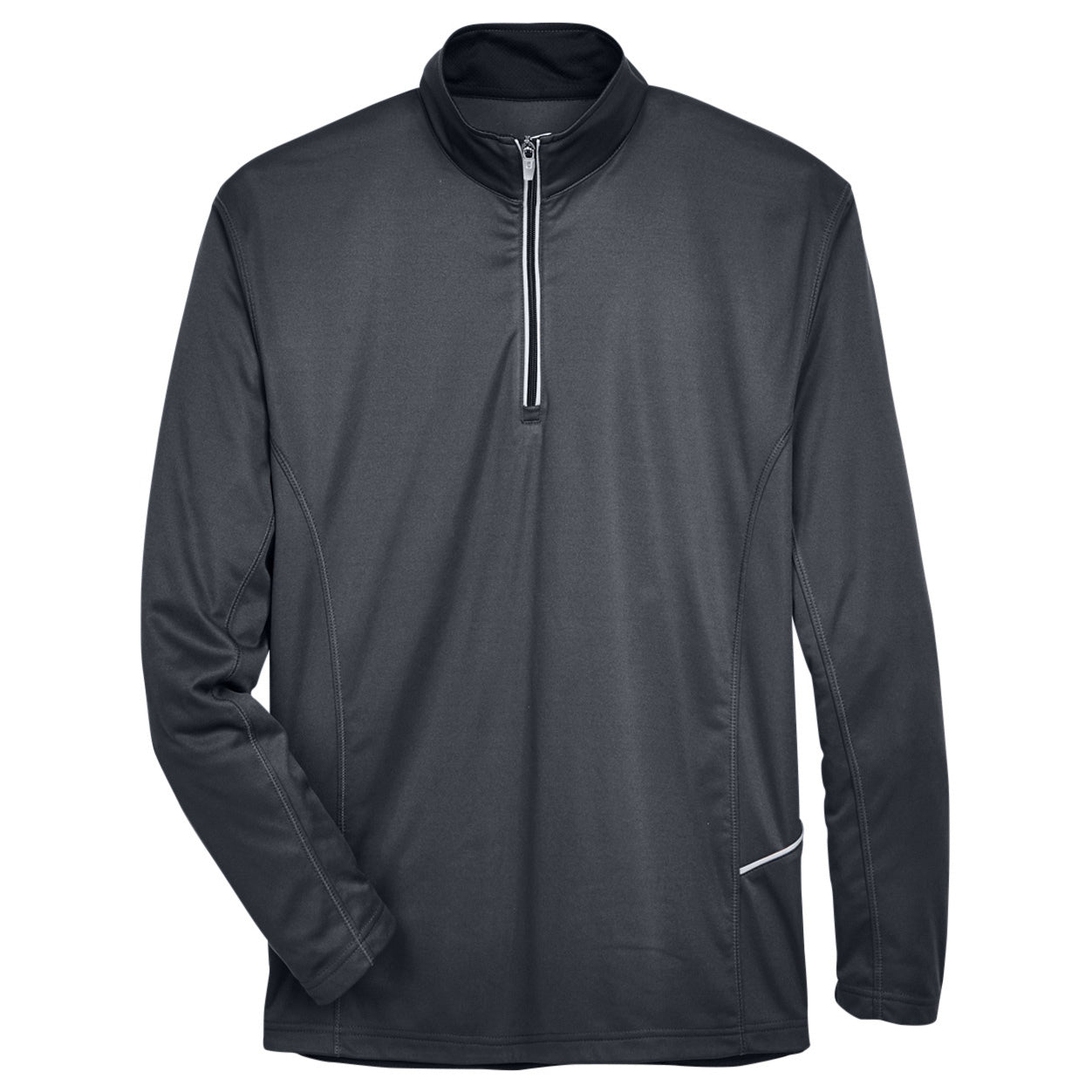 Black Sweatshirts - UltraClub - Lightweight Quarter-Zip