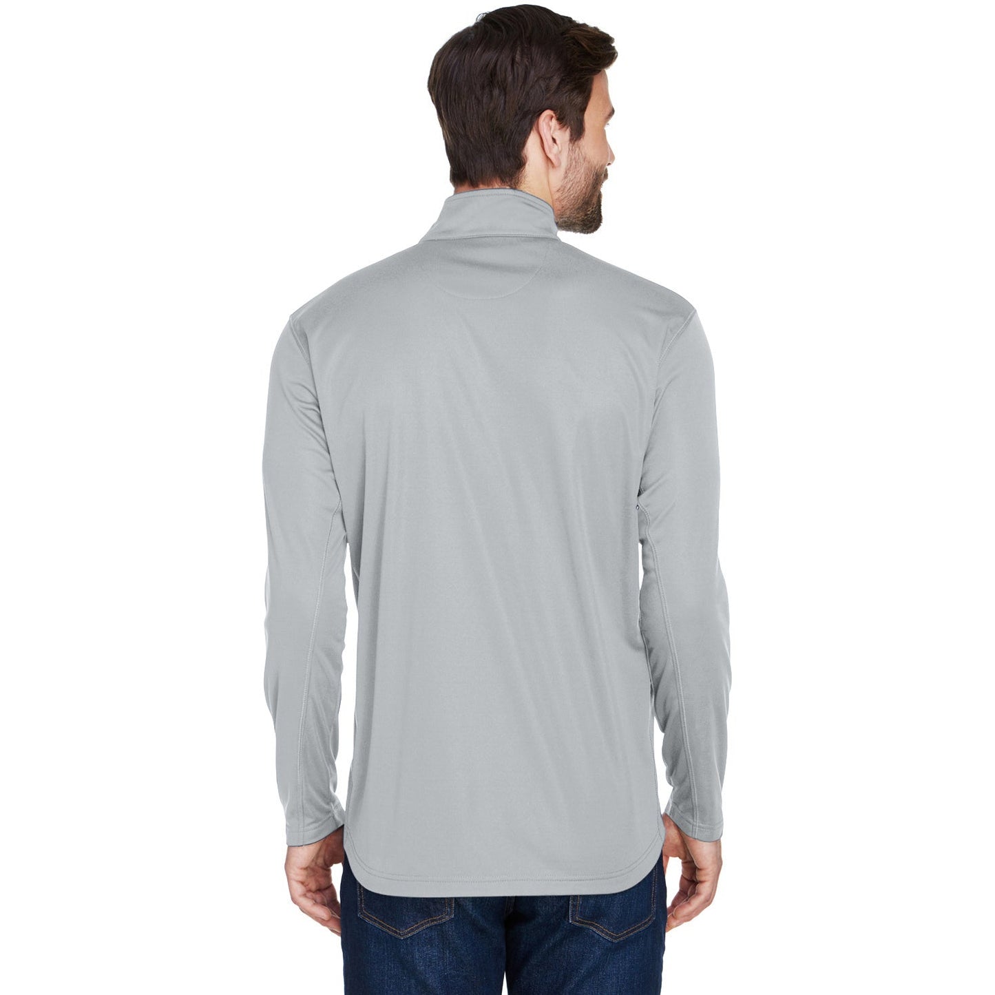 Black Sweatshirts - UltraClub - Lightweight Quarter-Zip