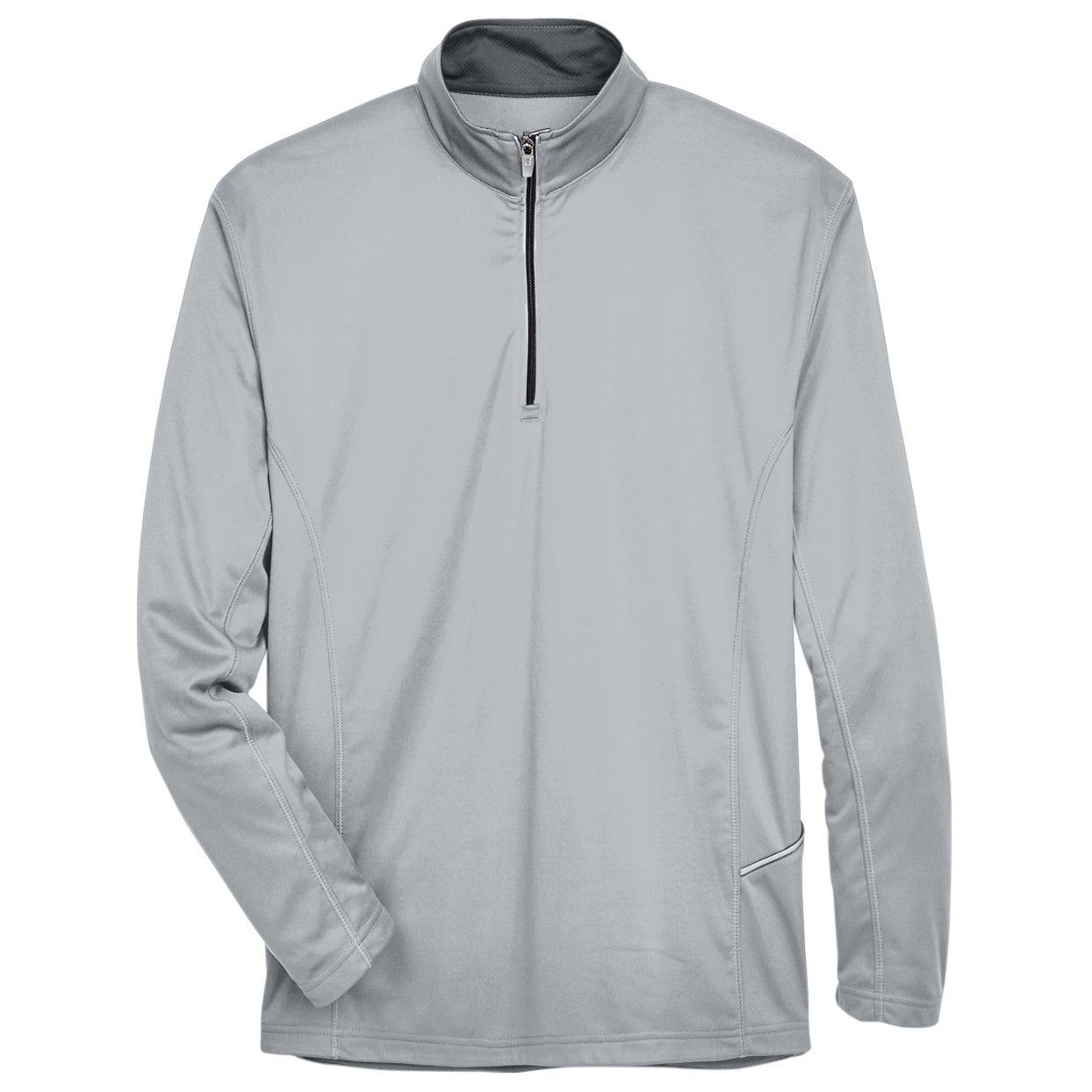 Black Sweatshirts - UltraClub - Lightweight Quarter-Zip