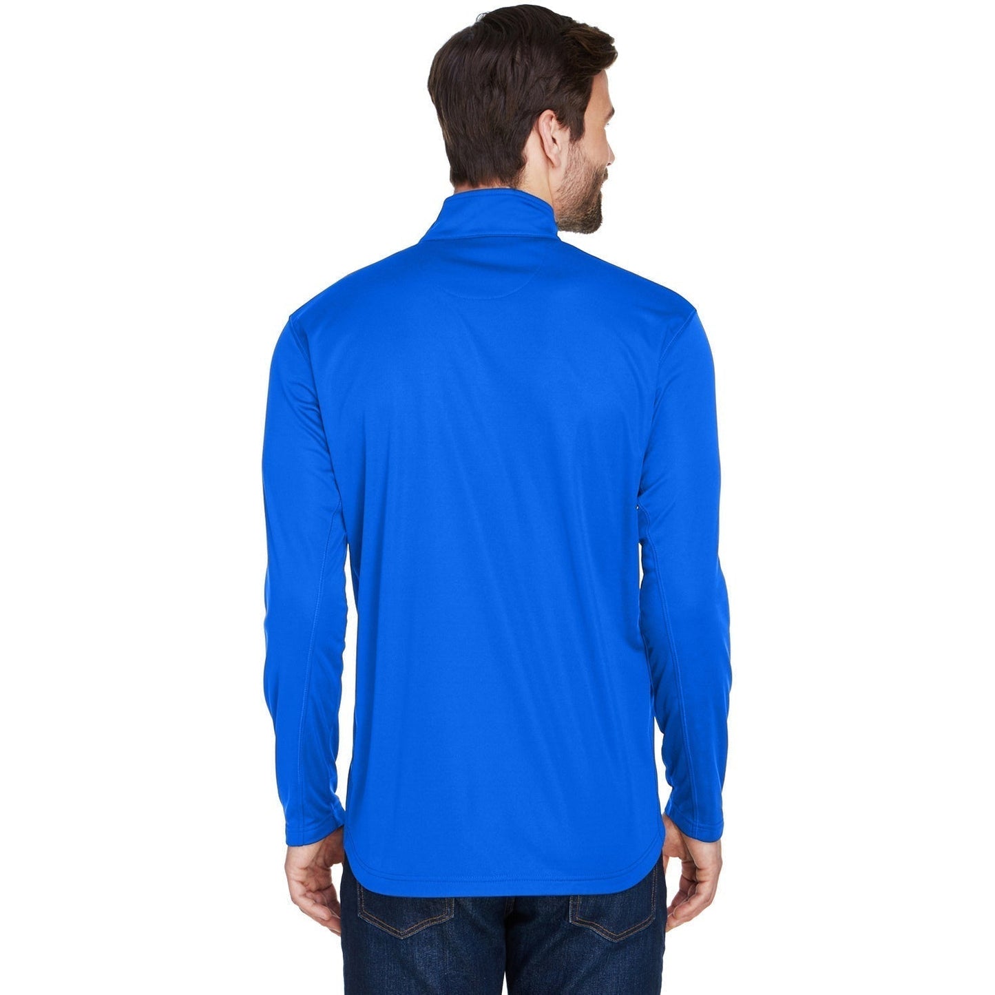 Black Sweatshirts - UltraClub - Lightweight Quarter-Zip