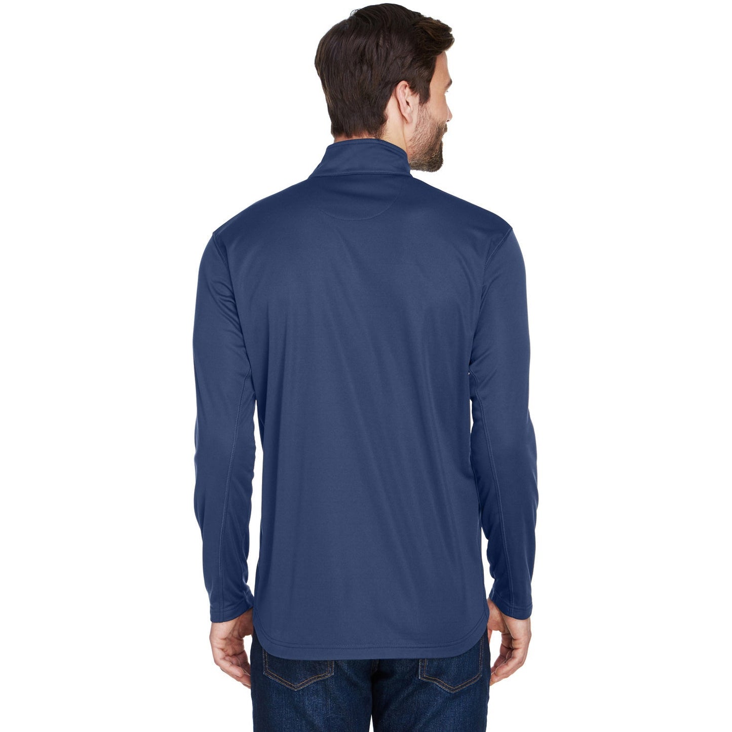 Black Sweatshirts - UltraClub - Lightweight Quarter-Zip