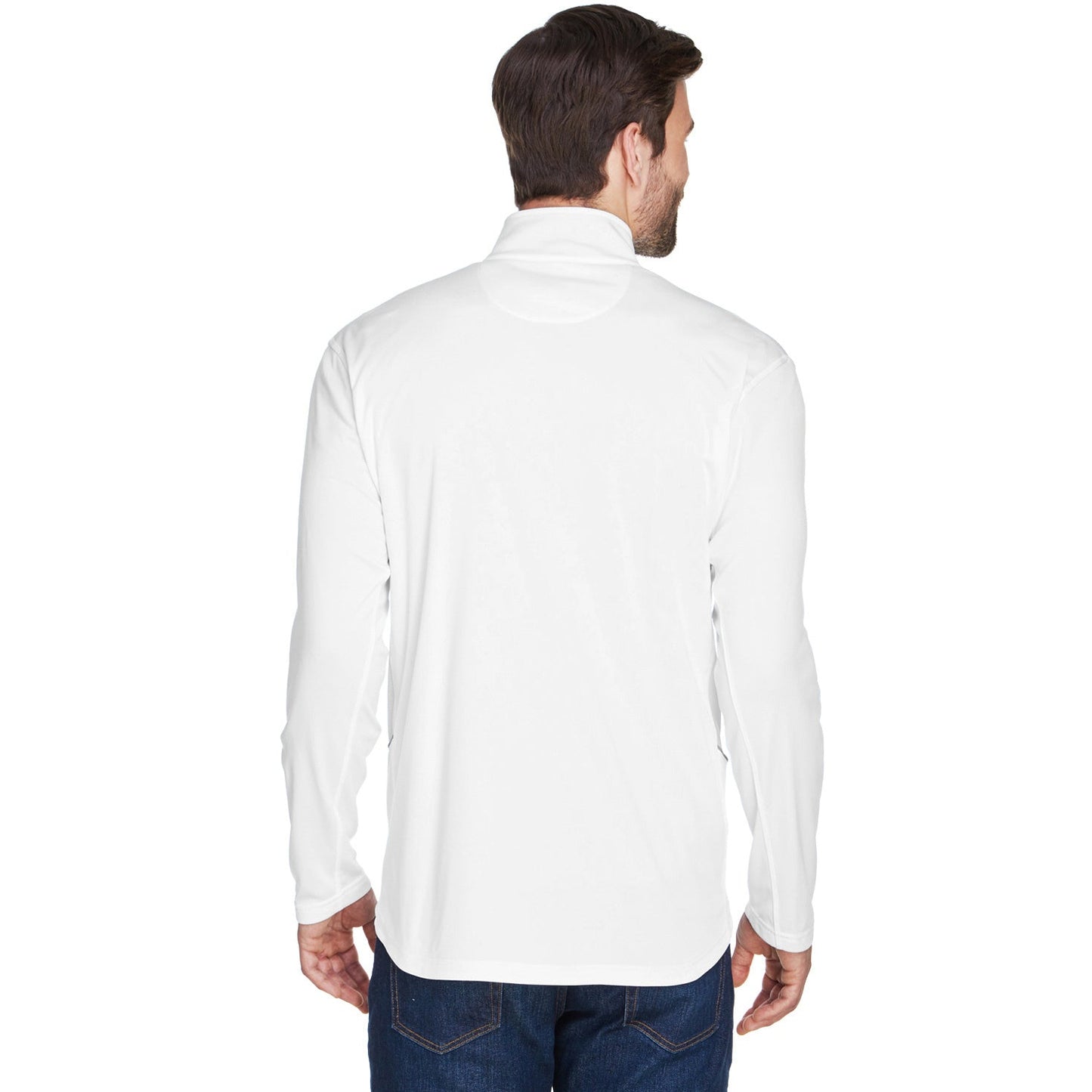 Black Sweatshirts - UltraClub - Lightweight Quarter-Zip