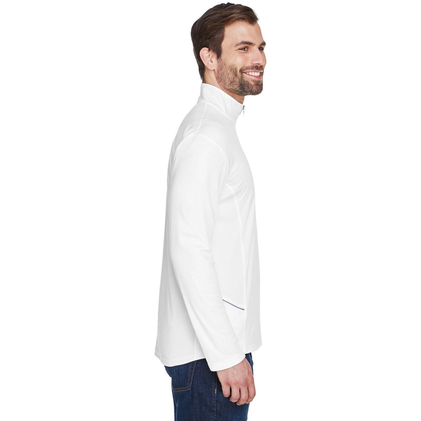 Black Sweatshirts - UltraClub - Lightweight Quarter-Zip