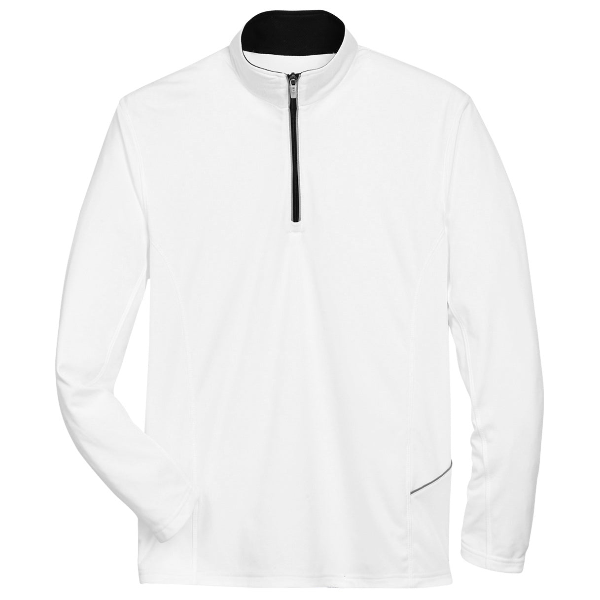 Black Sweatshirts - UltraClub - Lightweight Quarter-Zip