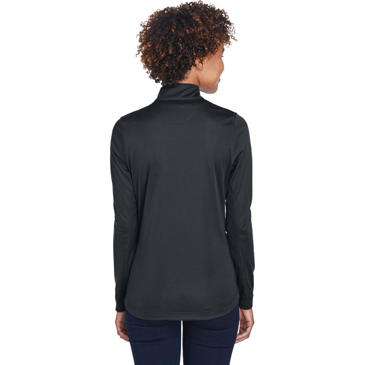 Black Quarter-Zip Pullover - UltraClub - Moisture-Wicking