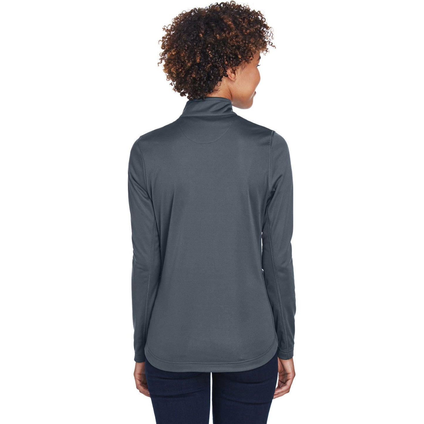 Black Quarter-Zip Pullover - UltraClub - Moisture-Wicking