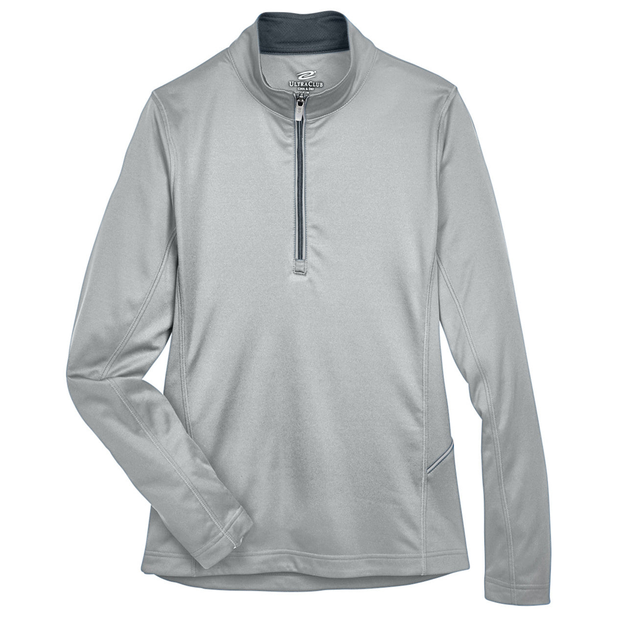 Black Quarter-Zip Pullover - UltraClub - Moisture-Wicking