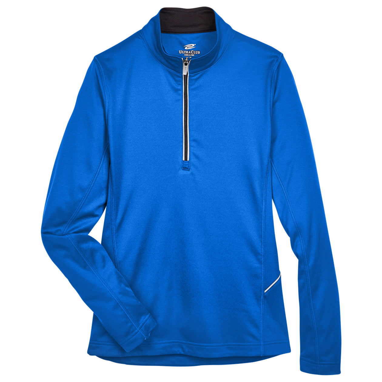 Black Quarter-Zip Pullover - UltraClub - Moisture-Wicking