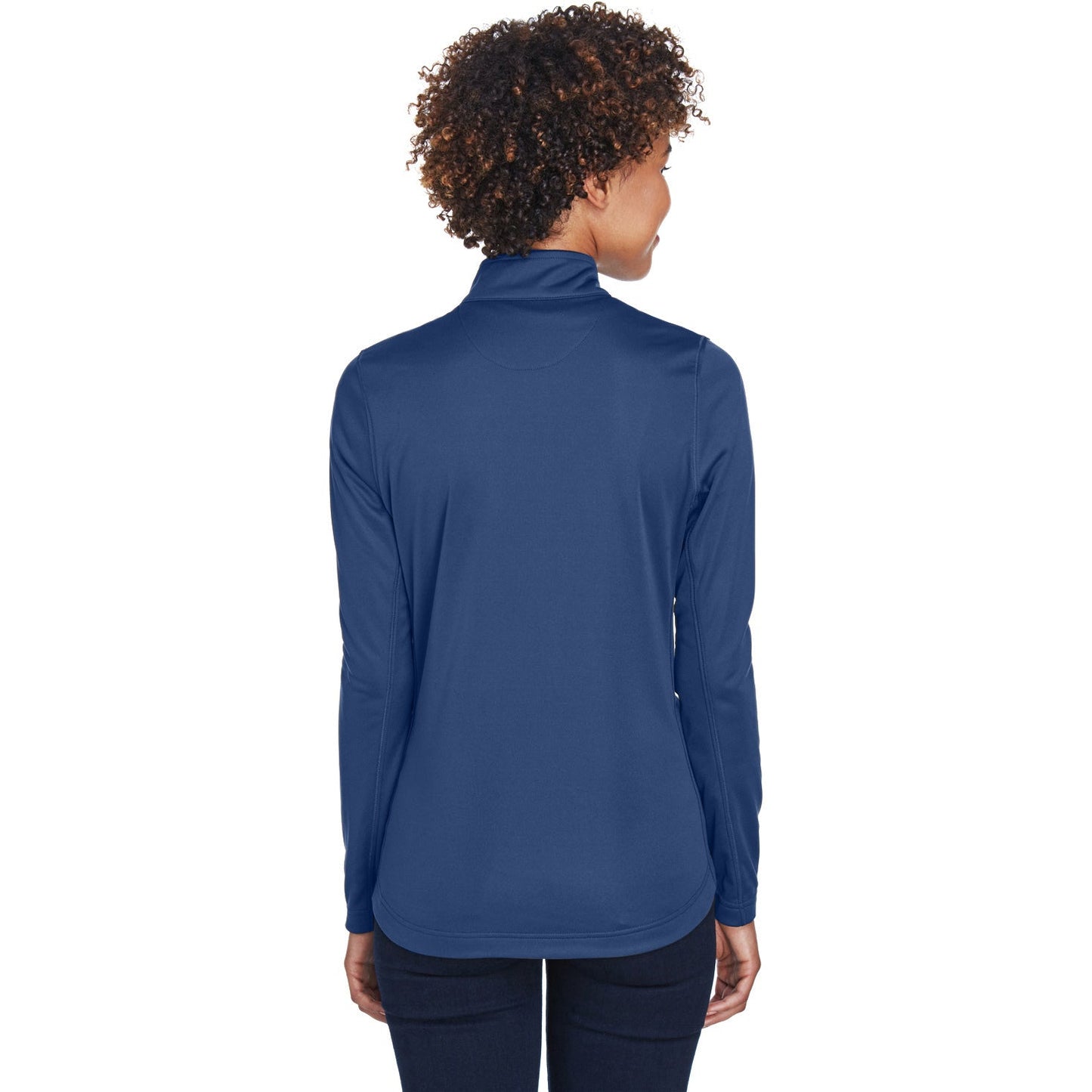 Black Quarter-Zip Pullover - UltraClub - Moisture-Wicking
