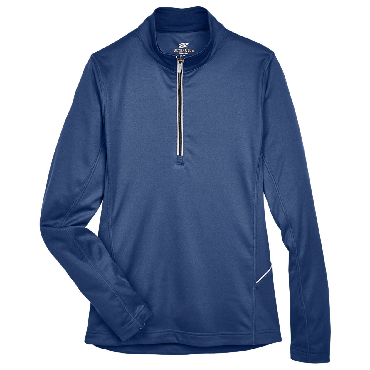 Black Quarter-Zip Pullover - UltraClub - Moisture-Wicking