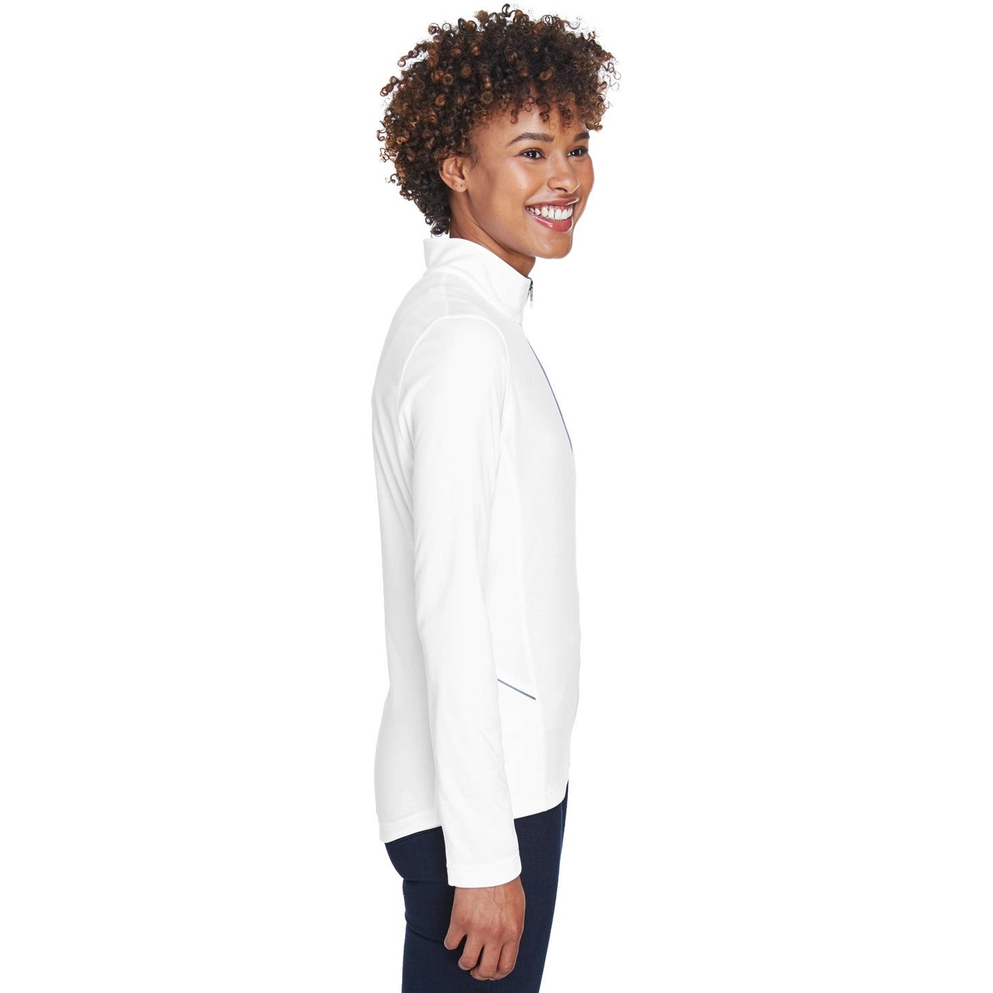 Black Quarter-Zip Pullover - UltraClub - Moisture-Wicking