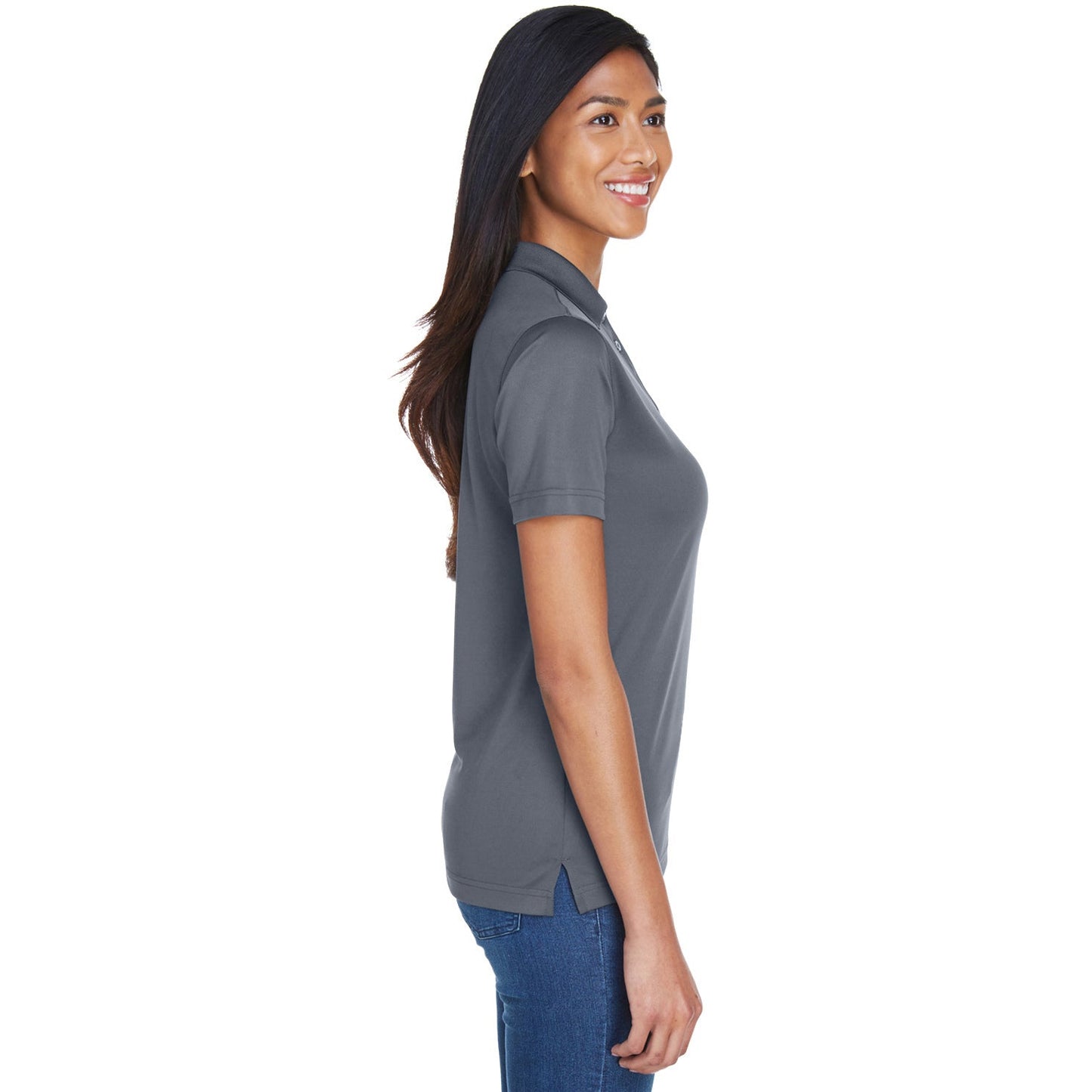 Black Polo Shirt - UltraClub - Moisture-Wicking