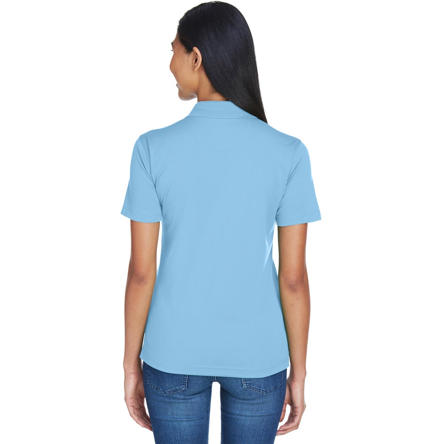 Black Polo Shirt - UltraClub - Moisture-Wicking