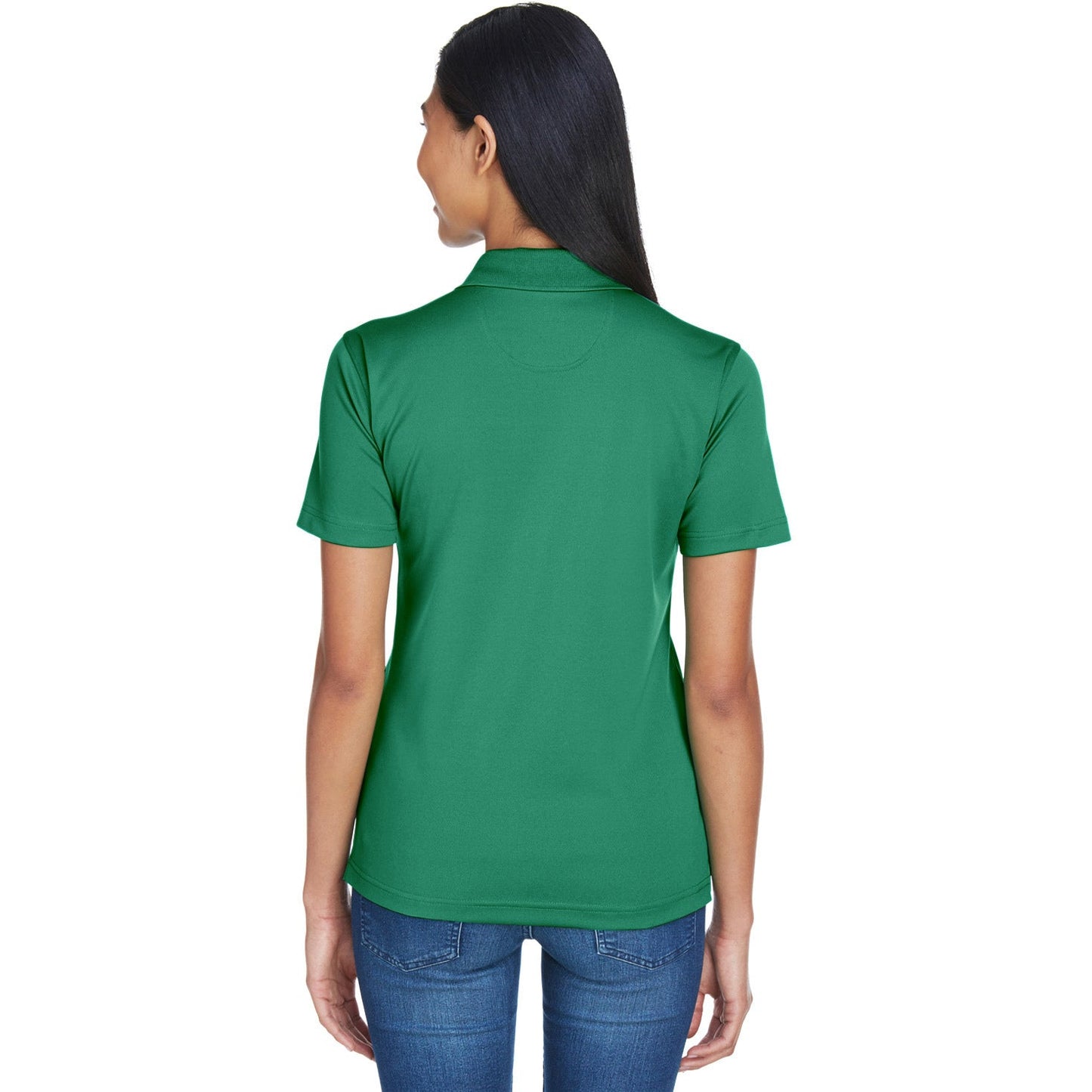 Black Polo Shirt - UltraClub - Moisture-Wicking
