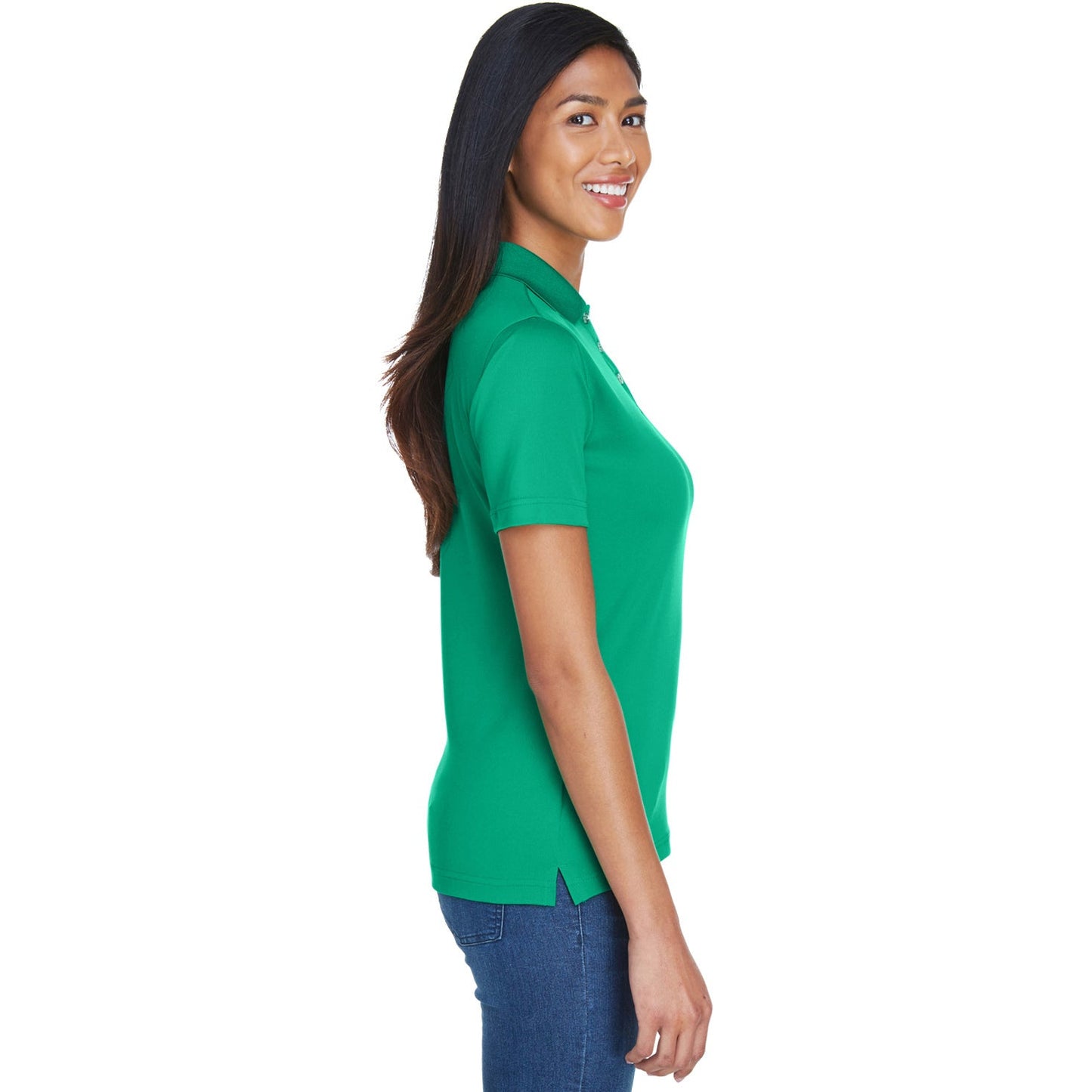 Black Polo Shirt - UltraClub - Moisture-Wicking