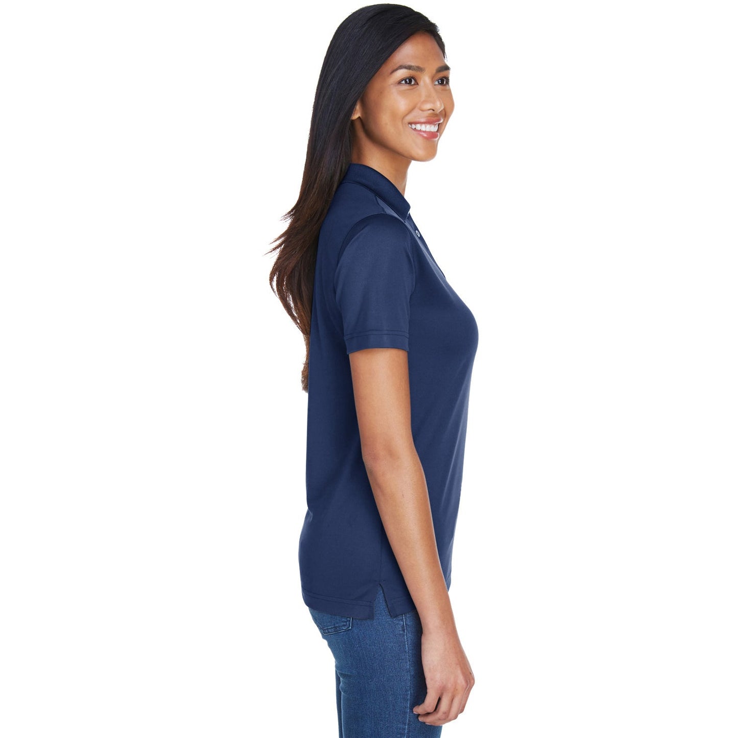 Black Polo Shirt - UltraClub - Moisture-Wicking