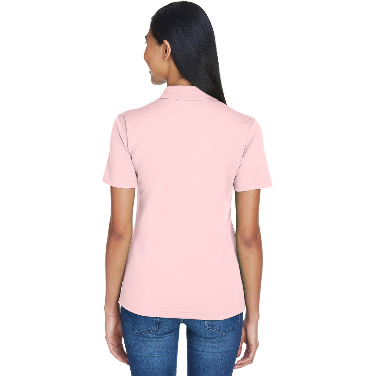 Black Polo Shirt - UltraClub - Moisture-Wicking