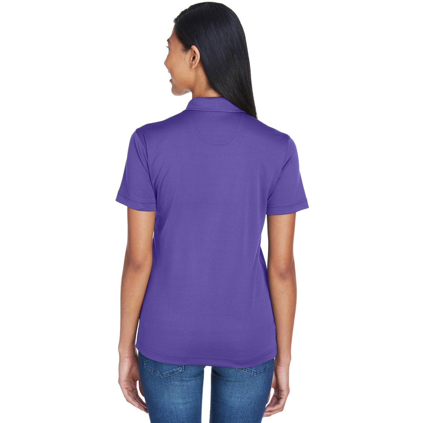 Black Polo Shirt - UltraClub - Moisture-Wicking