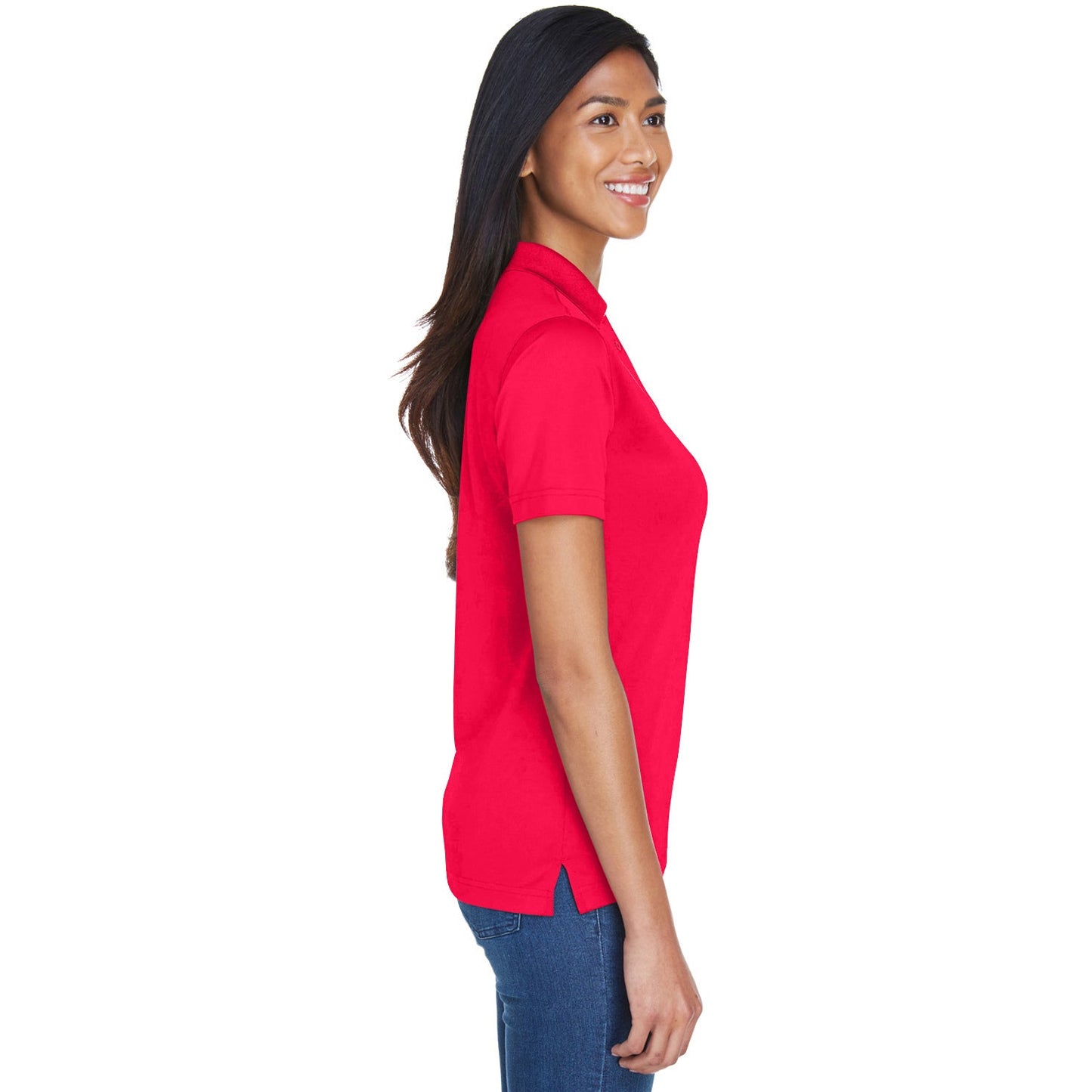 Black Polo Shirt - UltraClub - Moisture-Wicking