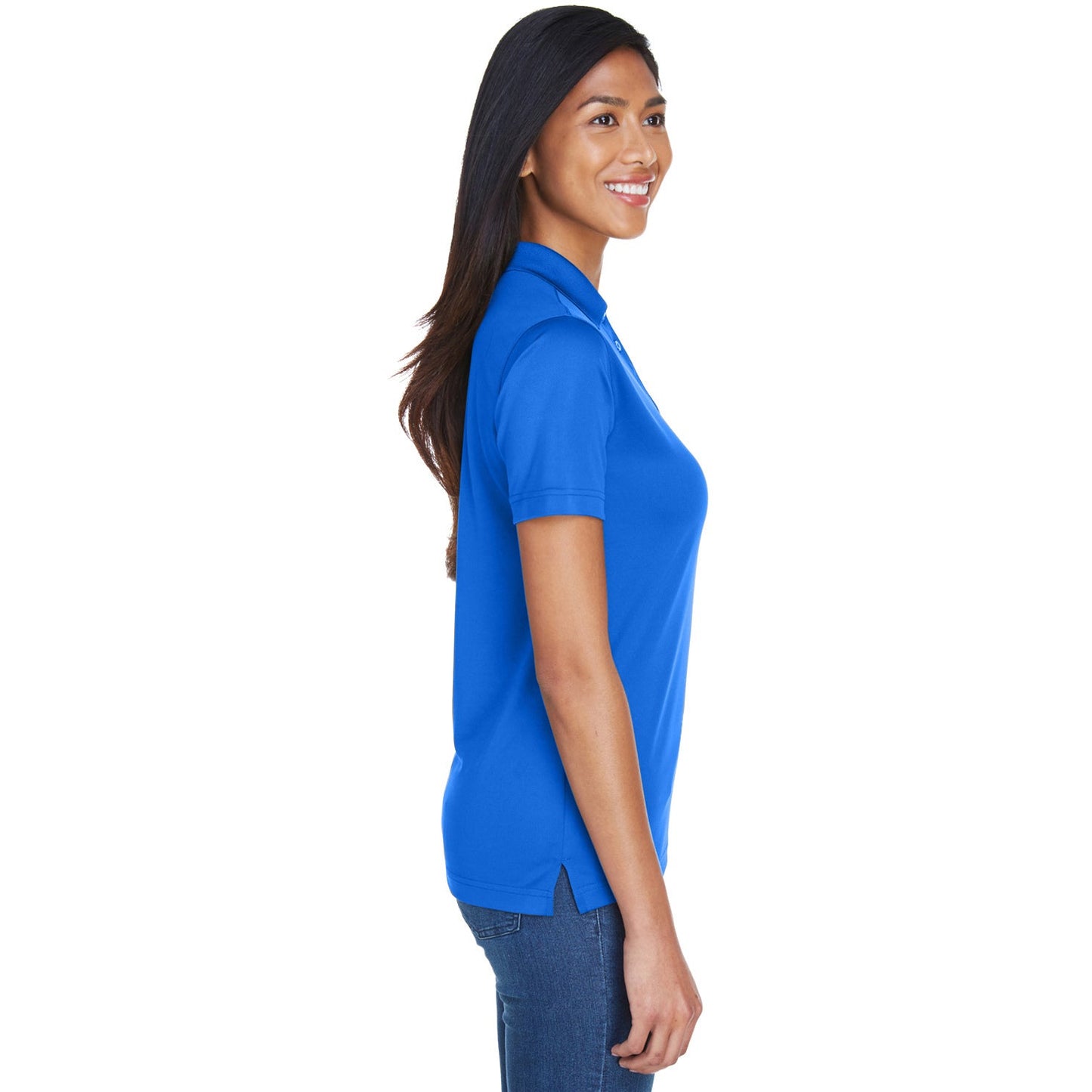 Black Polo Shirt - UltraClub - Moisture-Wicking