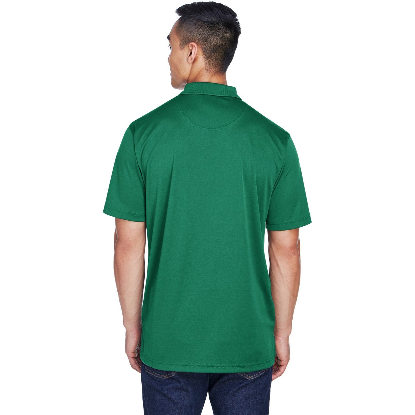 Black Polo Shirt - UltraClub - Moisture-Wicking Fabric