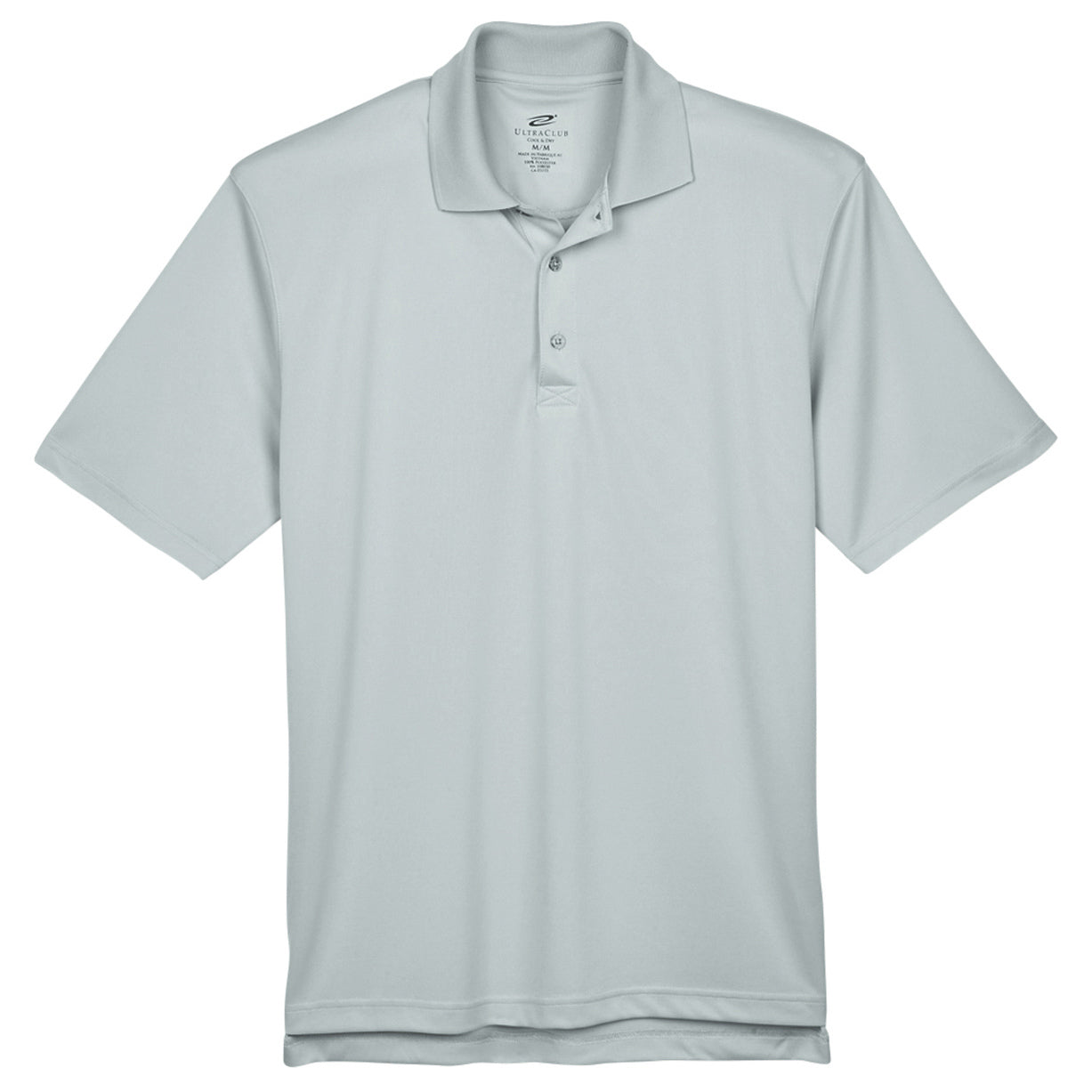Black Polo Shirt - UltraClub - Moisture-Wicking Fabric
