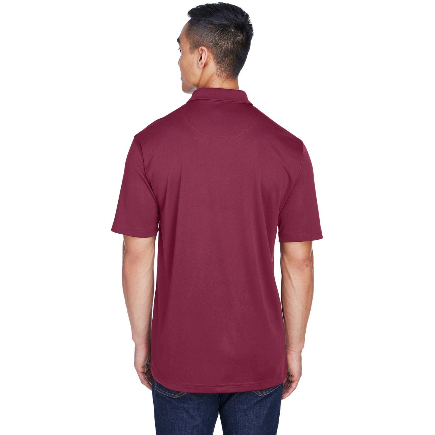 Black Polo Shirt - UltraClub - Moisture-Wicking Fabric